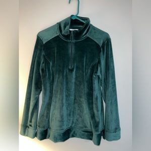 Croft n barrow green pullover medium